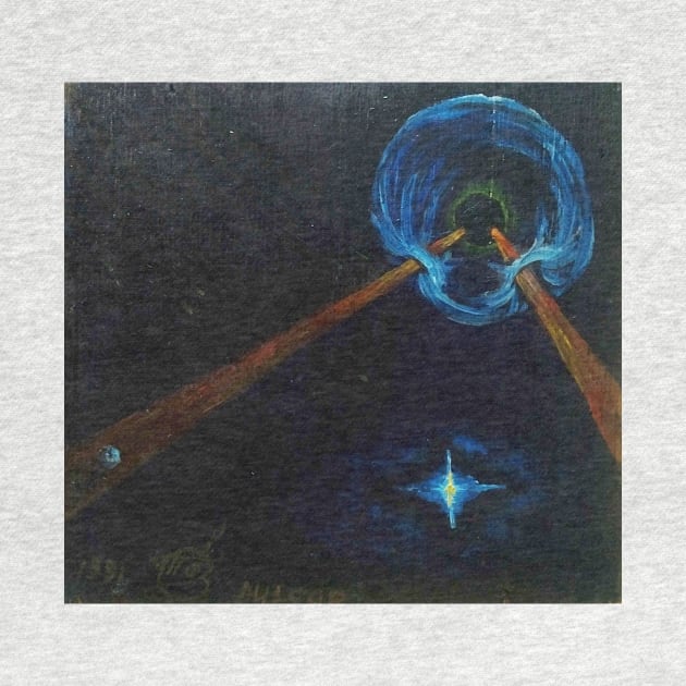 Oil Painting - Pulsar. 1991 by IgorPozdnyakov